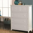 thumbnail image 6 of Hillsdale Kids and Teen Schoolhouse 4.0 Wood 4 Drawer Chest White, 6 of 7