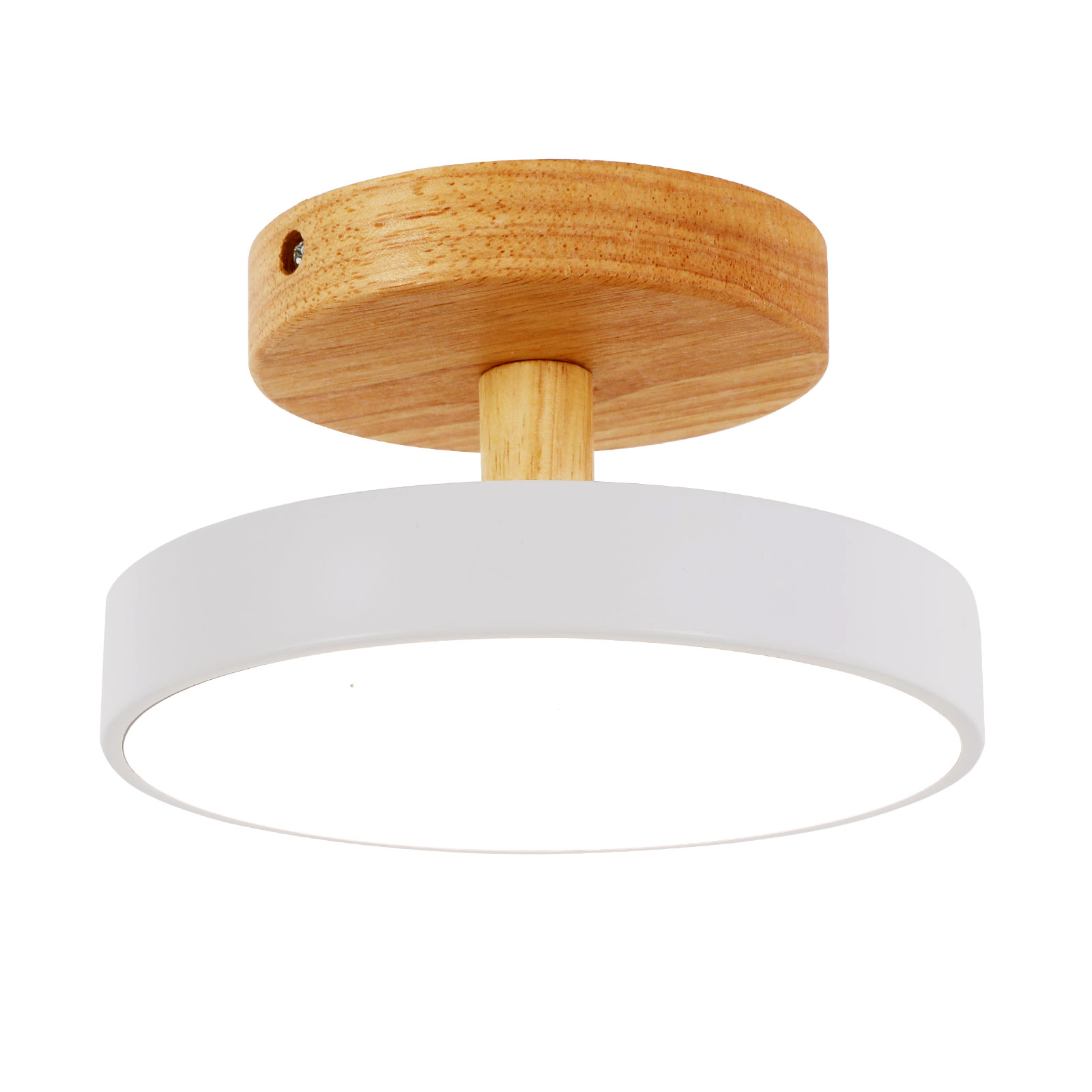 Ceiling Light, Ceiling Mount Light Fixture, Wide Voltage Ceiling Lamp with Three Light Colors