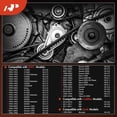 thumbnail image 2 of A-Premium 95.02 Inch Serpentine Belt Compatible with Chevy, GMC, Cadillac, Jeep, Olds, Saab, Mercedes-Benz, Audi Vehicles - Express, Equinox, Tahoe, Savana, C/K Class, Terrain, A4 Quattro & More, 2 of 10