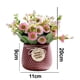 thumbnail image 2 of Ramo de margaritas artificiales sedosas, bonsái de plantas falsas para decoración de boda, oficina en casa, arreglo de centros de mesa, 2 of 6