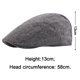 thumbnail image 5 of Boina de espiga para hombre, gorra para hombre, gorro cálido para personas de mediana edad y mayores, gorro de lana para otoño e invierno, 5 of 8