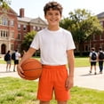 thumbnail image 6 of Fengactive Boys Quick Dry Athletic Shorts Breathable Running Workout Shorts 3-14T, 6 of 7