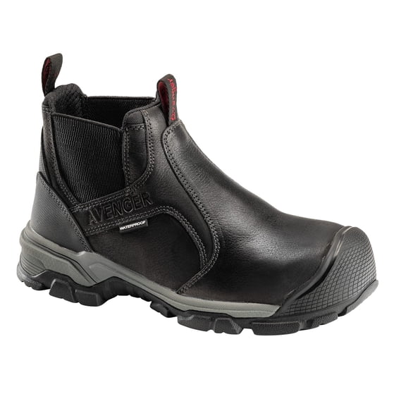 FSI FOOTWEAR SPECIALTIES INTERNATIONAL NAUTILUS Avenger Mens Ripsaw Romeo Alloy Toe EH PR Waterproof Work Boot Black -