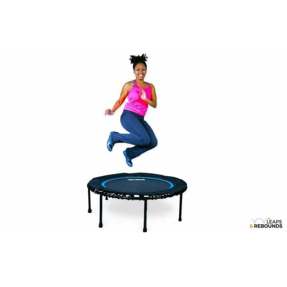 The Leaps & ReBounds Fitness Trampoline Bungee Rebounder
