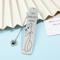 thumbnail image 5 of 2Pcs Funny Pet Dog Paw Bookmarks, Stainless Steel Book Marks for Book Lovers Stationery Gifts for Dog Lovers Office Supplies Birthday Gifts for Your Family, 5 of 12