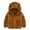Khaki, variant on Godderr Boys Girls Warm Winter Fleece Coat for Kids Toddle，9M-5Y Newborn Thick Overcoat Ears Hooded Solid Color Baby Fleece Jacket
