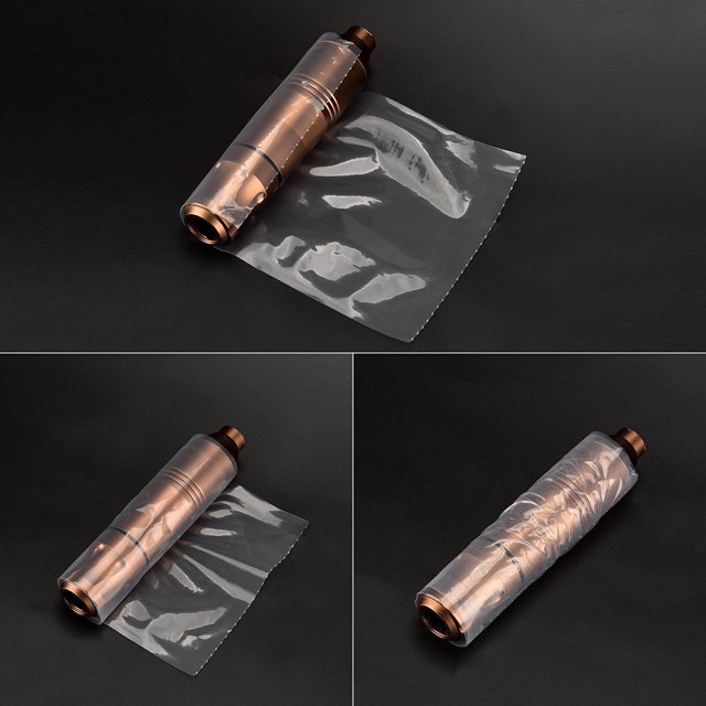 Membrana de película de barrera de tatuaje a prueba de agua Antiincrustante de plástico (blanco) Ndcxsfigh Cuidado Belleza