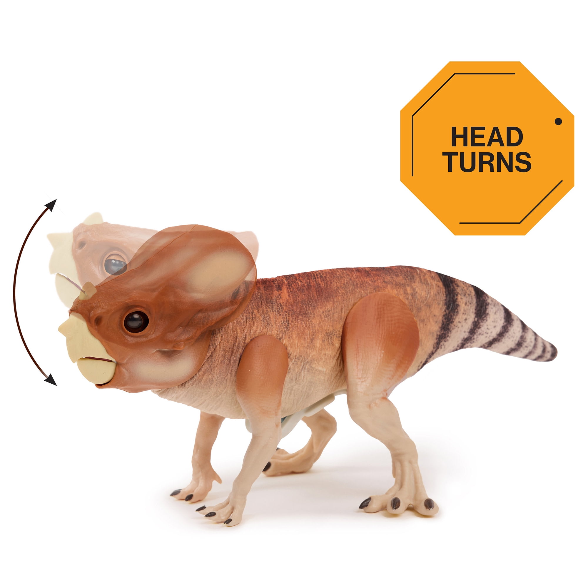 WOW! STUFF: Jurassic World Dolores Deluxe Puppetronic by RealFX - Interactive Baby Aquilops, 30+ Actions & Sounds, Realistic 15" Dinosaur Toy, Ages 8+