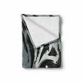 thumbnail image 2 of Eye Soft Flannel Fleece Throw Blanket, Tiger Sharp Eyes Monochrome Wildlife Animal Illustration Felidae Carnivore, Cozy Plush for Indoor and Outdoor Use, 70" x 90", Grey Black White, by Ambesonne, 2 of 6