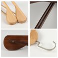 thumbnail image 6 of WYBXZ Wide Shoulder Wooden Hangers, High-Grade Smoothes Finish Non Slip Coat Hanger for Closet Wood Hangers, Solid Wood Jacket Clothes Hangers for Sweater, Pants, Heavy Clothes, 6 of 6