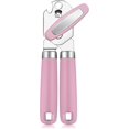 thumbnail image 1 of HUGFEGWE Can Opener Manual Handheld Strong Manual Can Opener Smooth Edge Cut, Can Opener Heavy Duty, Comfortable Soft Handle, Built-in Bottle Opener (Pink) AZ824-28554, 1 of 6