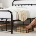 thumbnail image 5 of VECELO Full Size Metal Platform Bed Frame with Headboard and Footboard, No Box Spring Needed, Black, 5 of 10