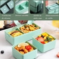thumbnail image 3 of Lonchera Portátil, Bento Box Set a Prueba Fugas con Compartimentos, Incluye Cubiertos, Bolsa y Caja para Sopa, Apto para Microondas y Lavavajillas, 3 of 4