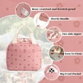 thumbnail image 6 of XXXFLOWER Lunch Box for Women Men Large Insulated Lunch Tote Bag Cute Cooler Bag with Pockets (Corduroy pink flower), 6 of 7