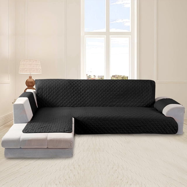 BUTORY Housse de Canapé Housse de Canapé en Forme de L Housse de Canapé Combinaison Housse de Canapé Inclinable Housse de Canapé Réversible Housse de Canapé Double Face Horizontale Housse de Canapé pour Animaux de Compagnie Enfant, Enfant, Chat et Chien Housse de Protection