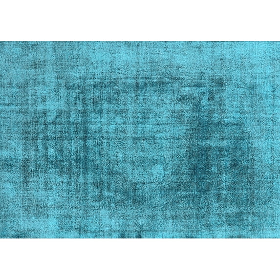 Ahgly Company Indoor Rectangle Oriental Light Blue Industrial Area Rugs, 8' x 10'