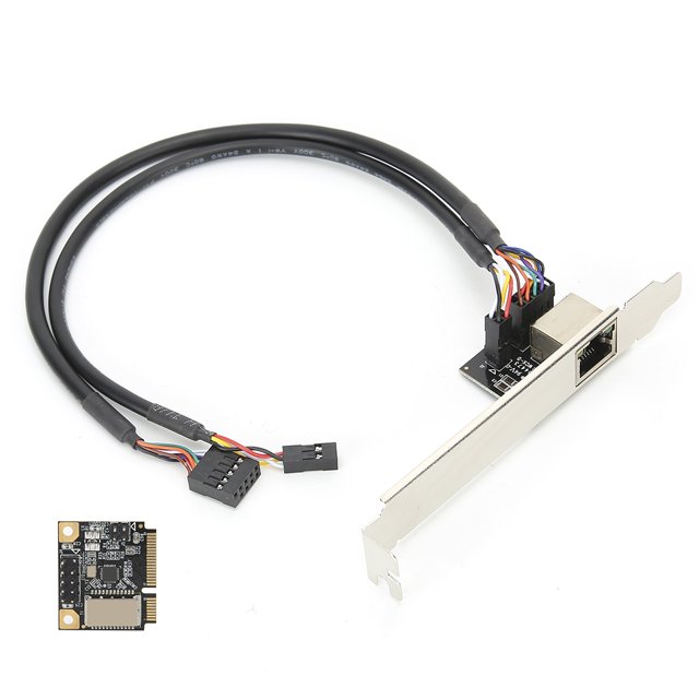 Tarjeta de red Bling Bling cableada MINI PCI-E Gigabit PCIE