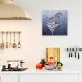 thumbnail image 2 of Stupell Industries Zebra Leaping from Martini Glass Olive Canvas Wall Art by Karen Weber Fine Art, 2 of 6