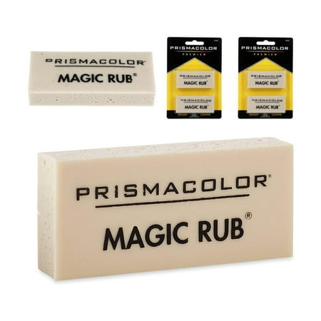 Drafting Erasers - 4 Prismacolor Magic Rub Erasers Vinyl Art Drafting Non Abrasive Lead India Ink