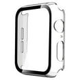 thumbnail image 3 of Htwon Anti-Scratched Tempered Glass+Protective Case For Apple Watch Series 4/5/6/SE 44mm Screen Protector Rugged Cover Bumper iwatch Accessories, 3 of 12