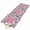 Peach Pink White Dark Blue, variant on 2'x6' Rug Runners for Hallways Kitchen, Colorful Abstract Non Slip Entryway Beside Floor Carpet Runner, Oil Painting Modern Artwork Washable Laundry Room Bedroom Throw Rugs Mat for Family Pet