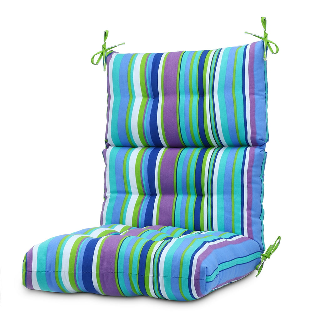 Romhouse Outdoor Chair Cushion - High Back Solid Dining Chair Cushion