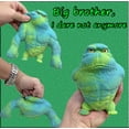 thumbnail image 2 of Juguete para apretar Mono blando Juguete elástico Pegamento relleno de arena Gorila de goma Elástico Estirable Autismo Juguete de descompresión para adultos y niños Animal para regalo de Navidad (azul, 2 of 5