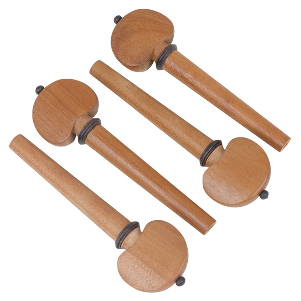 Soimiss Cello Tuning Pegs Wooden Coffee for Cello Durable and Practical