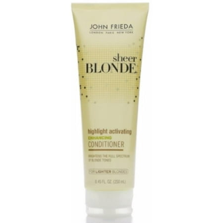 John Frieda sheer blonde Highlight Activating Enhancing Conditioner For Lighter Shades 8.45 oz (Pack of