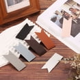 thumbnail image 4 of Uxcell 5 Pcs Marcador de Libro de Cuero, Marcadores Clásicos Cosidos con Cuerda de Cuero para Lectura de Libros, Accesorios para Amantes de los Libros, Escritores, Hombres, Mujeres, Maestros, Burdeos, 4 of 6
