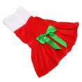 thumbnail image 4 of Vestido De Navidad Para Mascotas, Pleuche, Elegante Falda Navideña Para Mascotas, Tela De Piel Sintética De Conejo, Cálida Para Perros Pequeños, 4 of 8