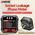 thumbnail image 2 of ANENG Testeur de Sortie 250V Détection Rapide Prise Testeur Réceptacle Détecteur Prise de Fuite Ligne de Terre Polarité Circuit Électrique Automatique Détecteur de Tension, 2 of 6