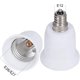 thumbnail image 2 of Adaptador de portalámparas E12 a E27, candelabro E12 a portalámparas mediano E26/E27, adaptador de base de bombilla para ventiladores de techo, luces colgantes, candelabros, 120 V/220 V, blanco., 2 of 6