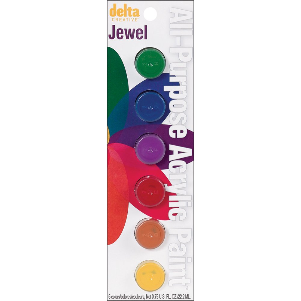 AllPurpose Acrylic Paint PotsJewel