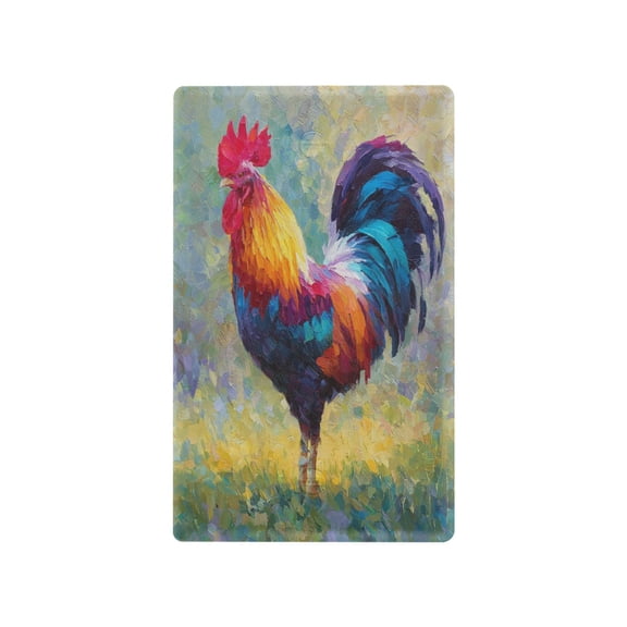 Switch Panel Switch Decoration 2.76x4.53x0.28 Inches Unused Outlet Cover Switch Plate Wall Plates Living Room Kitchen Bedroom Study Switches Beautiful Rooster