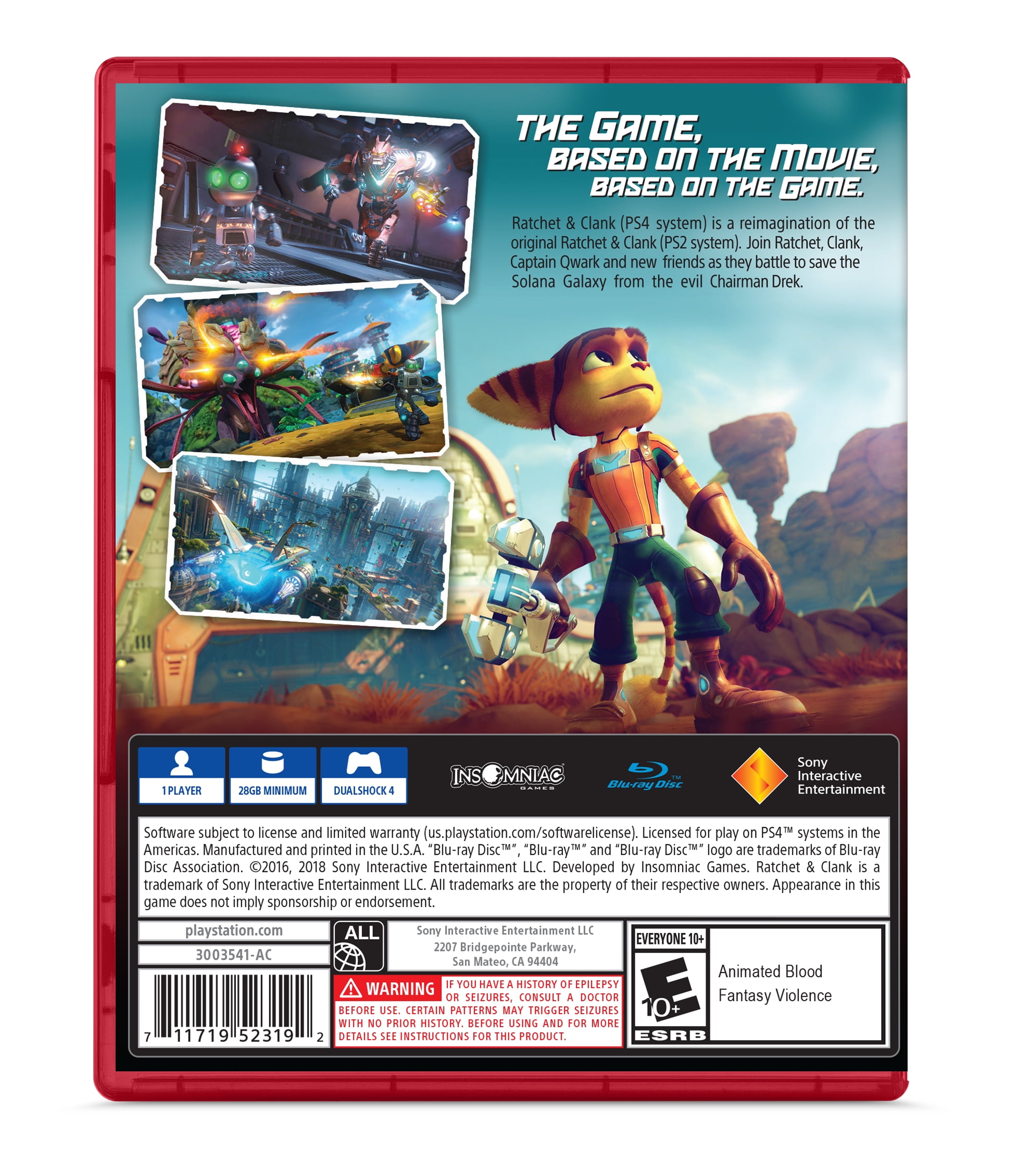 Ratchet & Clank (PlayStation 4, 2016) for sale online
