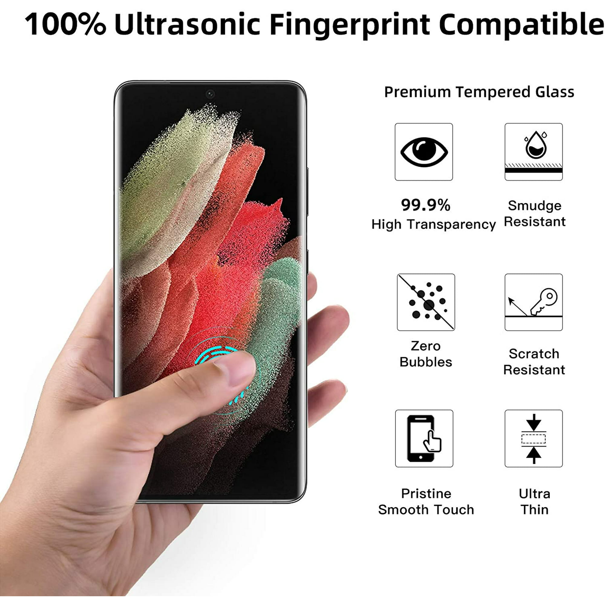Generic Incassable Samsung Galaxy S21 Ultra l'Appareil Photo
