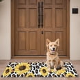 thumbnail image 4 of Leopard Sunflower Pattern Door Rugs,Washable Non Slip Door Mats Indoor,Decorative Door Mats,Entry Mat Indoor for Entrance,Bedroom,Kitchen,Bathroom,16"x47", 4 of 6