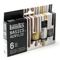 thumbnail image 2 of Liquitex BASICS Acrylic Color Set, 6-Colors, Metallic & Iridescent, 2 of 4