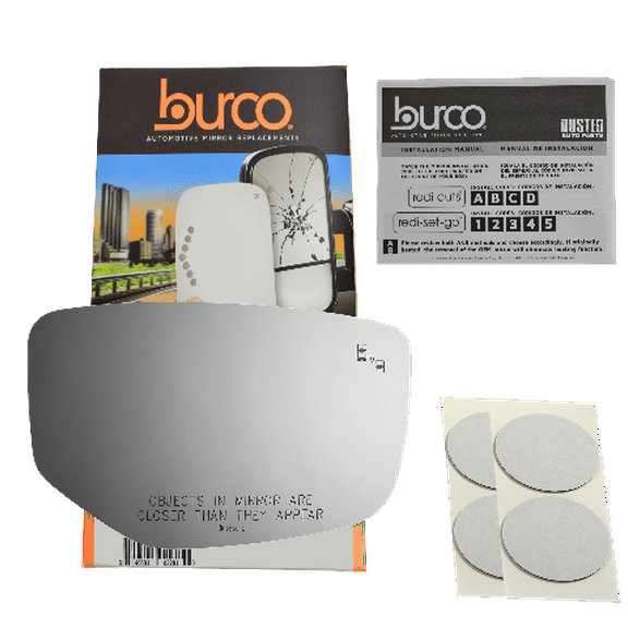 Fits 16-19 Ac ILX Right Pass Mirror Glass Lens Models w/Blindspot Detection Icon