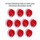 thumbnail image 3 of Toystoory 10 unids Mini Sombrero de Santa para Copas de Champán Altavoz Bluetooth Decoración Tela de Terciopelo Encantador Mini Sombreros de Navidad Kits de decoración para fiestas Toystoory HA017504-00, 3 of 6