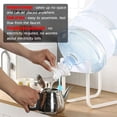 thumbnail image 5 of Water Dispenser Stand, 3-5 Gallon Water Bottle Stand, Non-Slip Drinking Water Cooler Rack with Reusable Spout, Compatible with 55mm Diameter Non-Threaded Water Bottle Mouth, 5 of 5