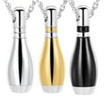 thumbnail image 2 of facefd Acier Inoxydable Tube Pendentif Collier Creux Capsule pour les Cendres Bijoux, 2 of 9