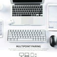 thumbnail image 5 of Amdohai Clavier Mécanique Compact Multi-Appareils avec 64 Touches Mode BT et Filaire 18 Effets Rétroéclairés RVB Retournement N-key Commutateurs Blanc Rouge, 5 of 5