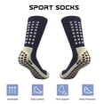 thumbnail image 3 of Calcetines de fútbol para hombre, calcetines de balón antideslizantes, almohadillas de agarre antideslizantes, 3 of 5