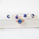 thumbnail image 2 of 2023 nuevo unicornio pulsera de cerámica mujer pareja hermanas joyería estudiantes simple y dulce pulsera planeta azul uno, 2 of 2