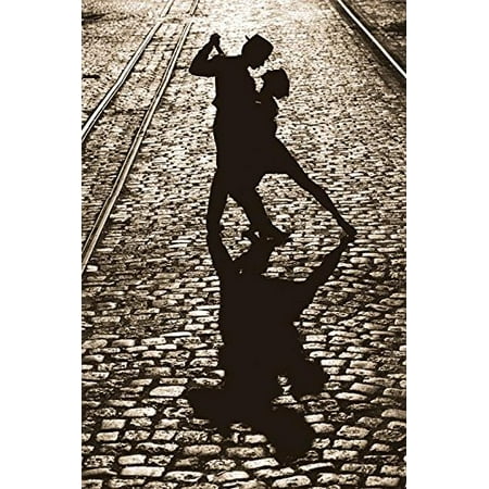 Dancing Art Poster - The Last Dance Street Tango 36x24 Photograph Art Print Poster Romantic Sexy Tango