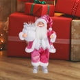 thumbnail image 6 of Noothes Santa Figurine Christmas Decoration, Christmas Gift Santa Statue Desktop Ornament - Traditional Design, Lifelike Appearance, Perfect for Home/Office/Christmas Party, Festive Holiday Gift, 6 of 7