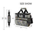 thumbnail image 3 of FORMRS Insulated Cooler Bag 24 Cans Capacity Soft Leakproof Lunch Box with Side Pockets, Halloween Dancing Skeleton, 3 of 7