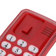 thumbnail image 4 of KXT‑438 Wired Wall Phone Multifunctional Pause Redial Portable House Corded Telephone for Home Office Red, 4 of 4